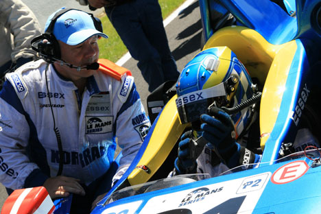 John Nielsen og Casper Elgaard inden starten på løbet på Spa.
